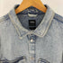 ザラ ZARA RELAXED FIT ウォッシュド オーバーサイズ デニム ジャケット メンズ import:XL