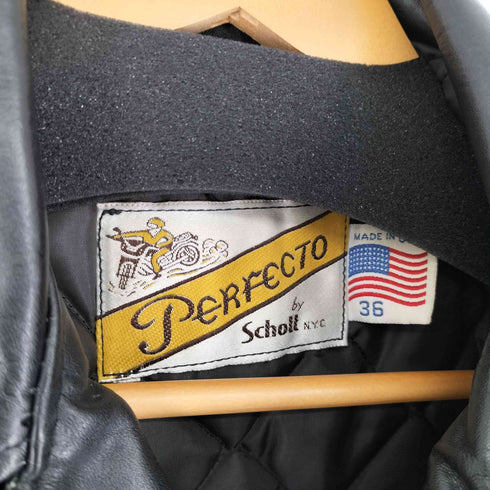 ショット Schott 70-80s made in usa 牛タグ 618 ダブルライダースジャケット メンズ 36