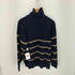 ONCILY FULL ZIP BORDER KNIT レディース JPN:M