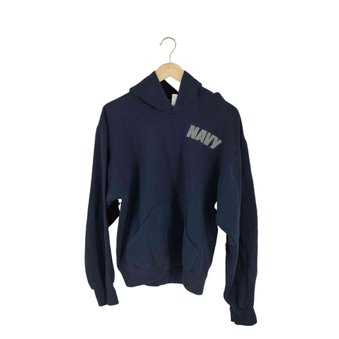 ユーエスネイビー U.S.NAVY USA製 UNIFORM スウェットパーカー メンズ import:S
