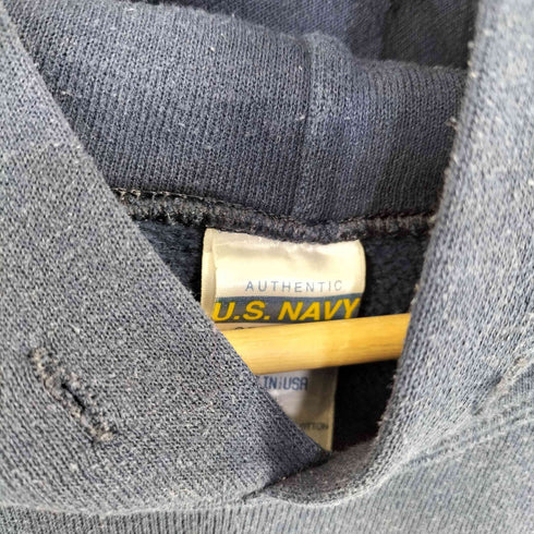 ユーエスネイビー U.S.NAVY USA製 UNIFORM スウェットパーカー メンズ import:S