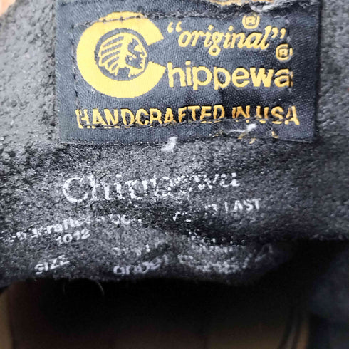 チペワ CHIPPEWA USA製 モックトゥ ワークブーツ メンズ