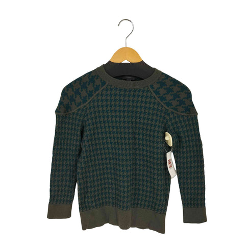 ジェイクルー J.CREW 千鳥格子 ショルダーパッチニット レディース JPN:S