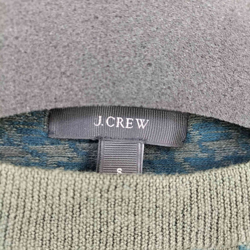 ジェイクルー J.CREW 千鳥格子 ショルダーパッチニット レディース JPN:S