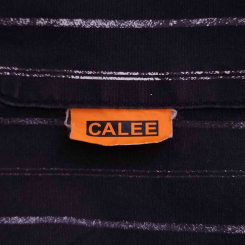 キャリー CALEE ペイントストライプ ポケットシャツ メンズ