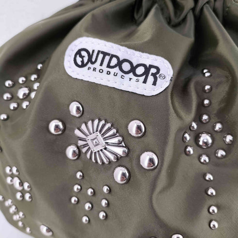 アウトドアプロダクツ OUTDOOR PRODUCTS 別注 スタッズミニ巾着 レディース