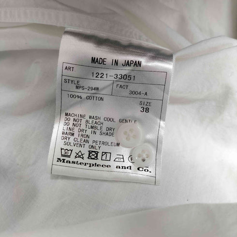 サイ SCYE 21SS コットン バンドカラー シャツ メンズ 38