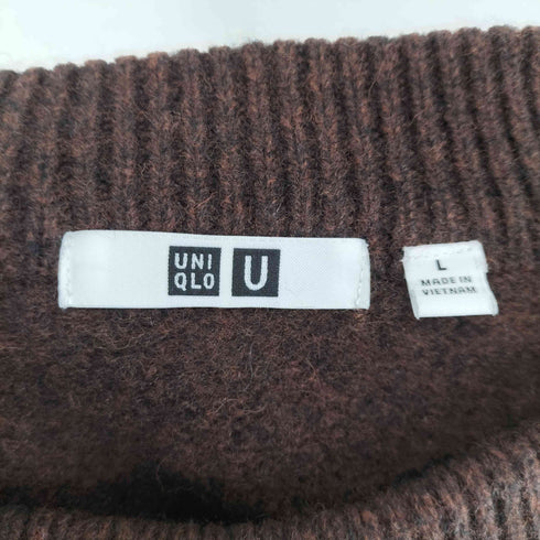 ユニクロユー UNIQLO U プレミアムラムローゲージセーター メンズ JPN:L