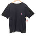 ステューシー Stussy 赤青刺繍 ワンポイントロゴ クルーネック S/S Tシャツ メンズ import:M