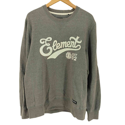 エレメント ELEMENT ロゴ クルーネックスウェット メンズ JPN:M