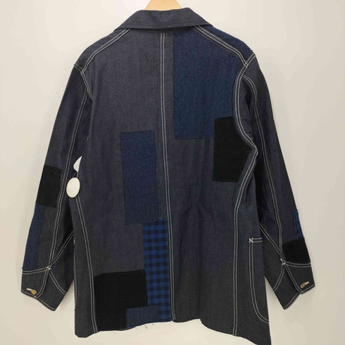 CHAH CHAH 23AW PACTHED BEER JKT リジットデニム ビアジャケット メンズ JPN:M