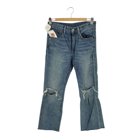 デニムアンドサプライ ラルフローレン DENIM & SUPPLY RALPH LAUREN ダメージ加工 HI RISE FLARE デニムパンツ レディース 26inch