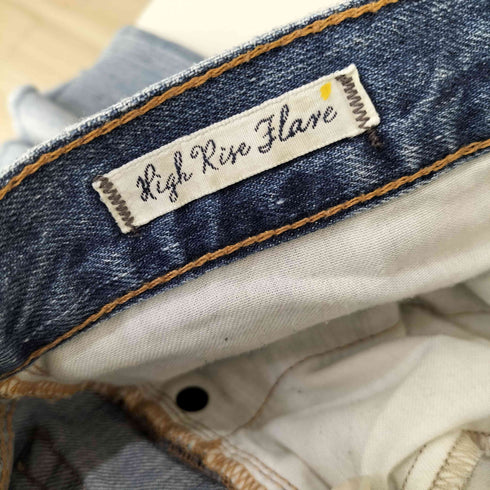 デニムアンドサプライ ラルフローレン DENIM & SUPPLY RALPH LAUREN ダメージ加工 HI RISE FLARE デニムパンツ レディース 26inch