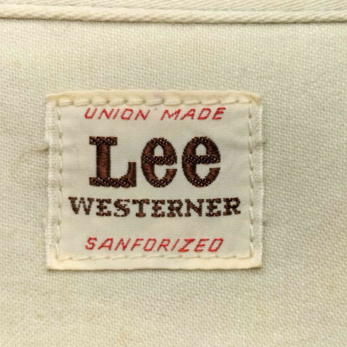 リー Lee 復刻 WESTERNER コットンジャケット メンズ