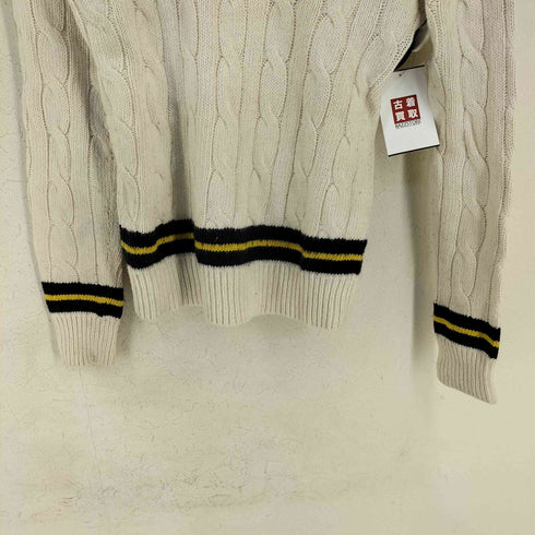 ポロラルフローレン POLO RALPH LAUREN ロングスリーブ クリケット セーター カシミヤ混 レディース import:XS