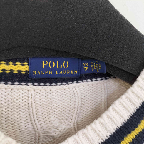 ポロラルフローレン POLO RALPH LAUREN ロングスリーブ クリケット セーター カシミヤ混 レディース import:XS
