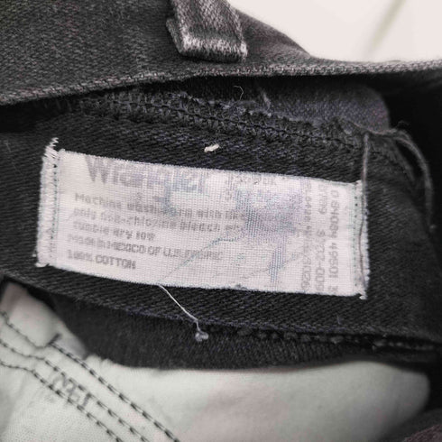 ラングラー Wrangler ブラックデニムパンツ メンズ