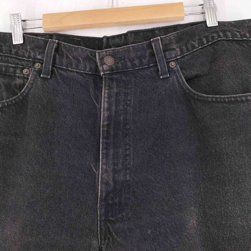 リーバイス Levis 90S カナダ製 550 ボタン裏216刻印 ブラックデニムパンツ メンズ 38×32