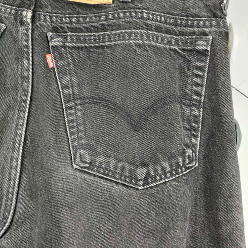 リーバイス Levis 90S カナダ製 550 ボタン裏216刻印 ブラックデニムパンツ メンズ 38×32