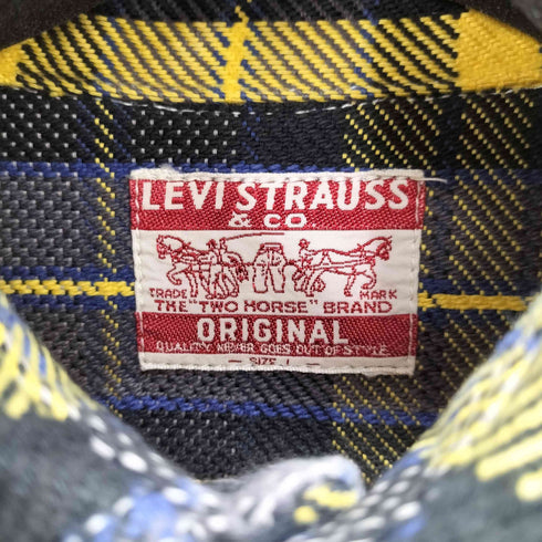 リーバイス Levis タータンチェックヘビーネルシャツ メンズ JPN:L