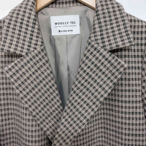 グローバルワーク GLOBAL WORK WOOLLY TEC チェスターコート メンズ import:M