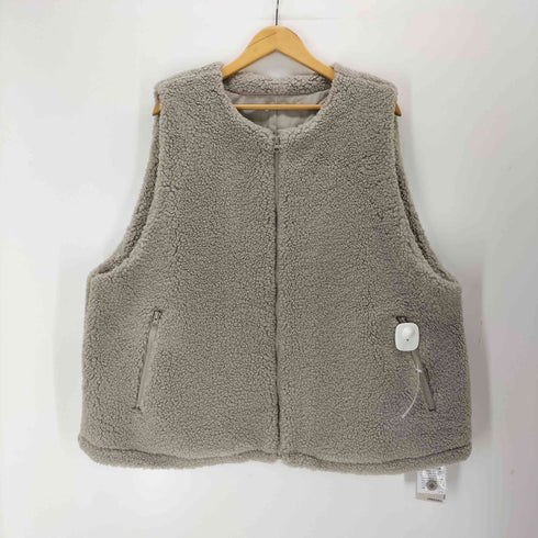 クレドナ CREDONA ボアベスト付モッズロングコート レディース FREE