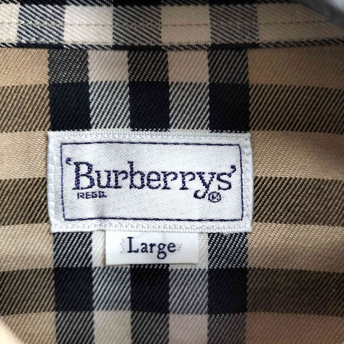 バーバリーズ BURBERRYS L/S ノバチェックシャツ メンズ JPN:L