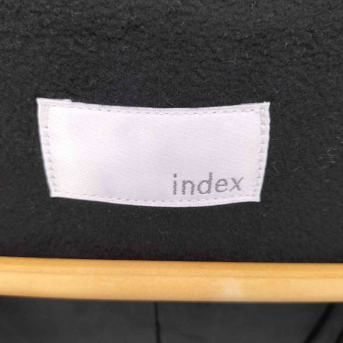 インデックス INDEX フェイクファーノーカラーコート レディース JPN:M