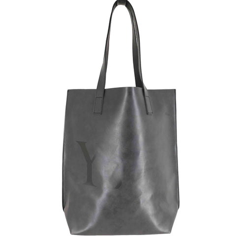 ワイズ Ys ロゴプリント フェイクレザートート レディース