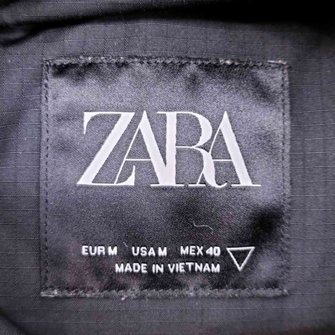 ザラ ZARA ジップアップ ダウンジャケット メンズ FR:40