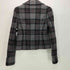 アルマーニジーンズ ARMANI JEANS チェック柄 3B ショート丈 テーラードジャケット レディース EUR:40