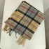 バブアー Barbour チェックマフラー メンズ