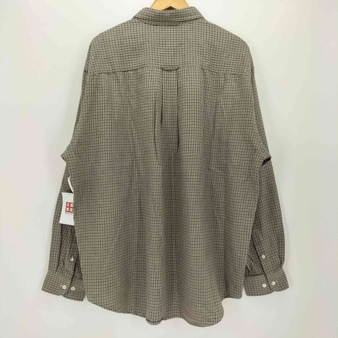 ドッカーズ DOCKERS 90S WRINKLE FREE チェック ボタンダウン L/S シャツ メンズ import:XL