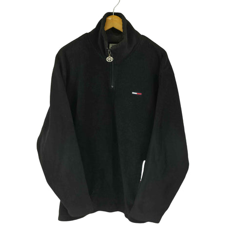 トミージーンズ tommy jeans 90S ハーフジップ フリース メンズ JPN:M