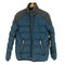 ディーゼル DIESEL レザー ロゴ デニム 切替 ナイロン 中綿 ジャケット メンズ import:S