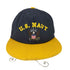 ユーエスネイビー U.S.NAVY EAGLE CREST USA製 ツートンキャップ メンズ