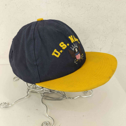 ユーエスネイビー U.S.NAVY EAGLE CREST USA製 ツートンキャップ メンズ