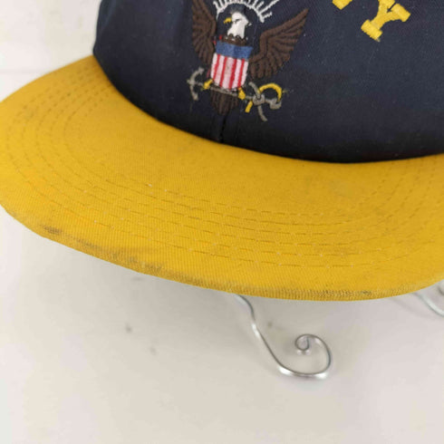 ユーエスネイビー U.S.NAVY EAGLE CREST USA製 ツートンキャップ メンズ