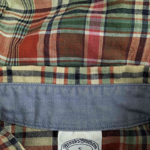 ブルックスブラザーズ BROOKS BROTHERS REGENT チェック柄ボタンダウンシャツ メンズ JPN:S