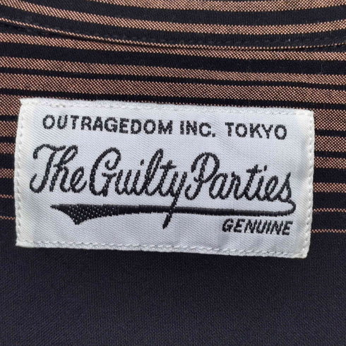 ワコマリア WACKO MARIA 22AW ストライプ柄 STRIPED OPEN COLLAR SHIRT L/S メンズ JPN:L