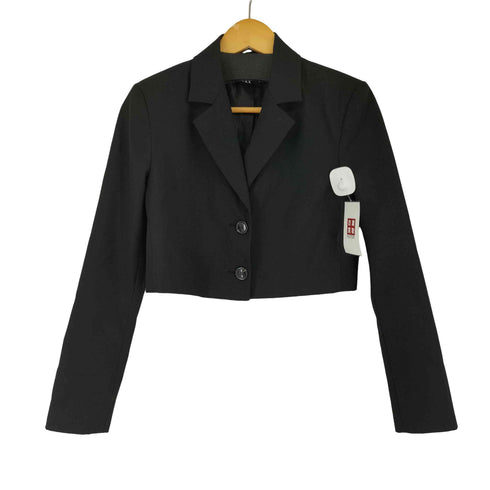 ザラ ZARA クロップドテーラードジャケット レディース US XS