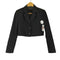 ザラ ZARA クロップドテーラードジャケット レディース US XS
