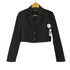 ザラ ZARA クロップドテーラードジャケット レディース US XS