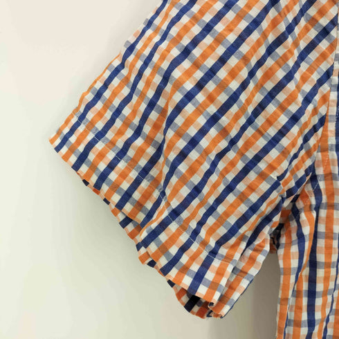 ブルックスブラザーズレッドフリース BROOKS BROTHERS REDFLEECE シアサッカーチェック柄ボタンダウンプルオーバーシャツ メンズ JPN:S