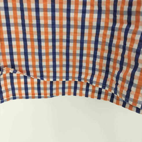 ブルックスブラザーズレッドフリース BROOKS BROTHERS REDFLEECE シアサッカーチェック柄ボタンダウンプルオーバーシャツ メンズ JPN:S