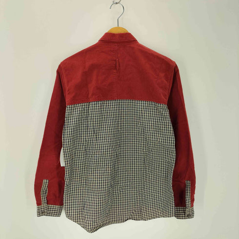 アールニューボールド R.NEWBOLD コーデュロイ切替チェック柄シャツ メンズ JPN:M