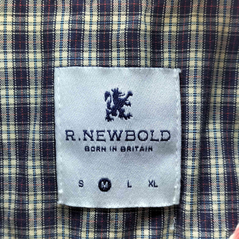 アールニューボールド R.NEWBOLD コーデュロイ切替チェック柄シャツ メンズ JPN:M