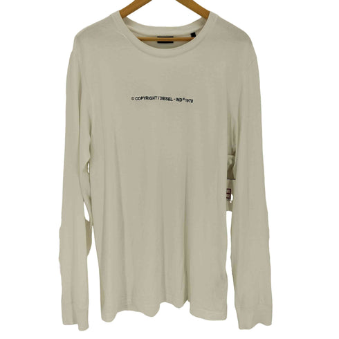 ディーゼル DIESEL フロント刺繍カットソー メンズ import:XL