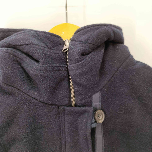 アバクロンビーアンドフィッチ Abercrombie & Fitch ウール混 フーデッドジップアップコート レディース JPN:M