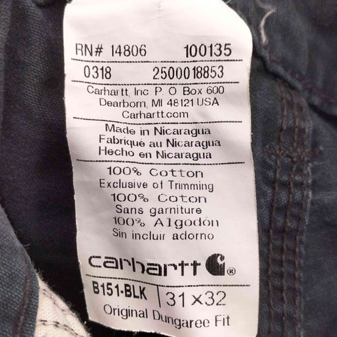 カーハート Carhartt Original Dungaree Fit ライト ウェイト ペインター パンツ メンズ